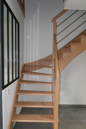 ESCALIER LIMON A L ANGLAISE BOIS