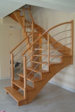 ESCALIER LIMON A L ANGLAISE BOIS