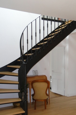 ESCALIER LIMON A LA FRANCAISE ACIER