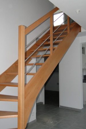 ESCALIER LIMON A LA FRANCAISE BOIS