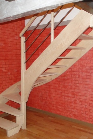 ESCALIER LIMON A LA FRANCAISE BOIS