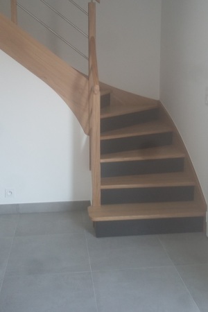 ESCALIER LIMON A LA FRANCAISE BOIS