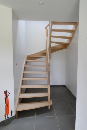 ESCALIER LIMON A LA FRANCAISE BOIS