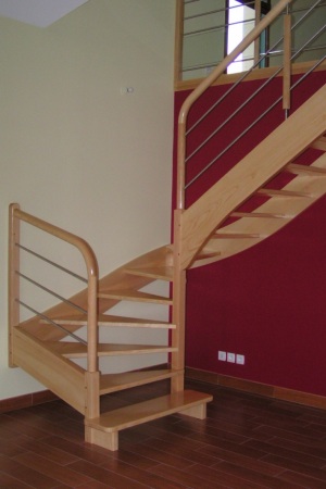 ESCALIER LIMON A LA FRANCAISE BOIS